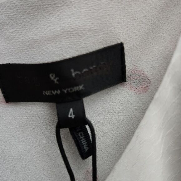 Rag & Bone 'Eva' Floral Camisole In White Floral - Picture 12 of 16